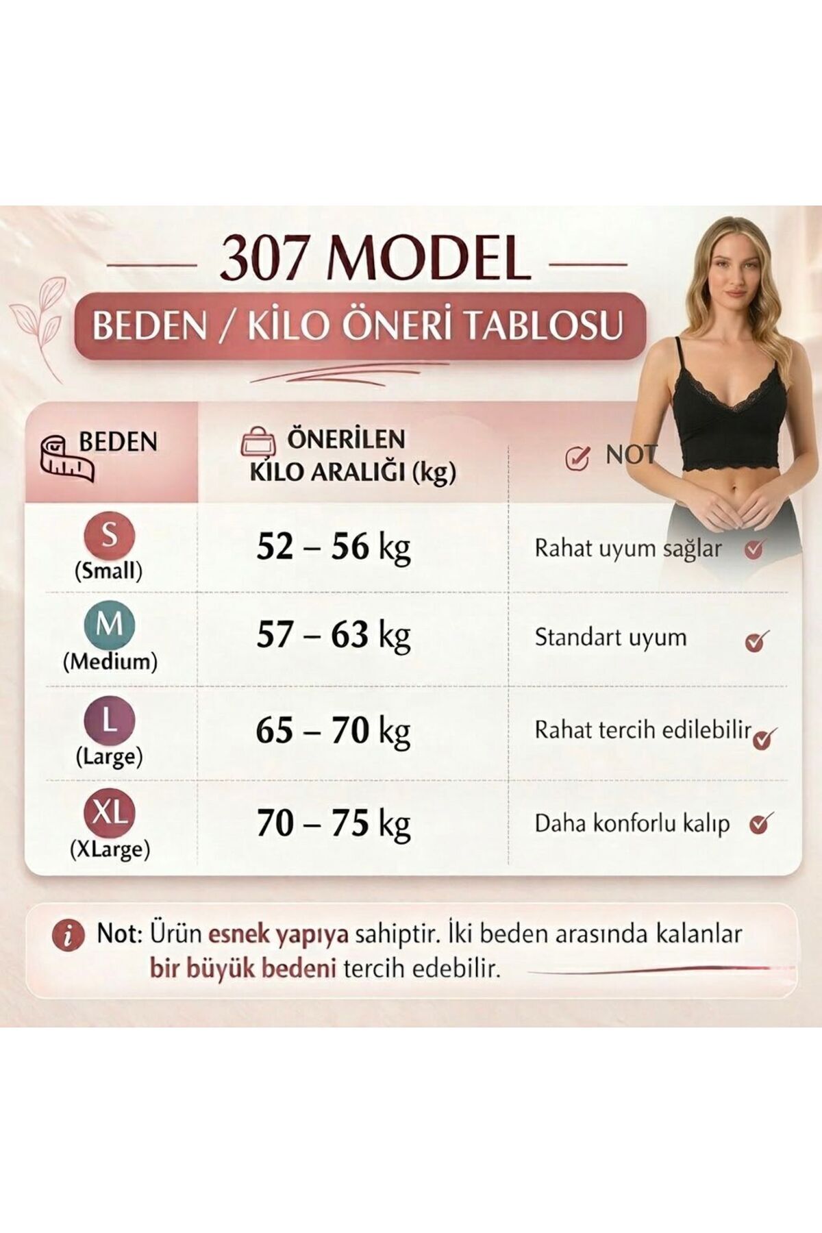 NUİTAMORE Pedli Danel Detaylı Crop %95 pamuk görsel 6