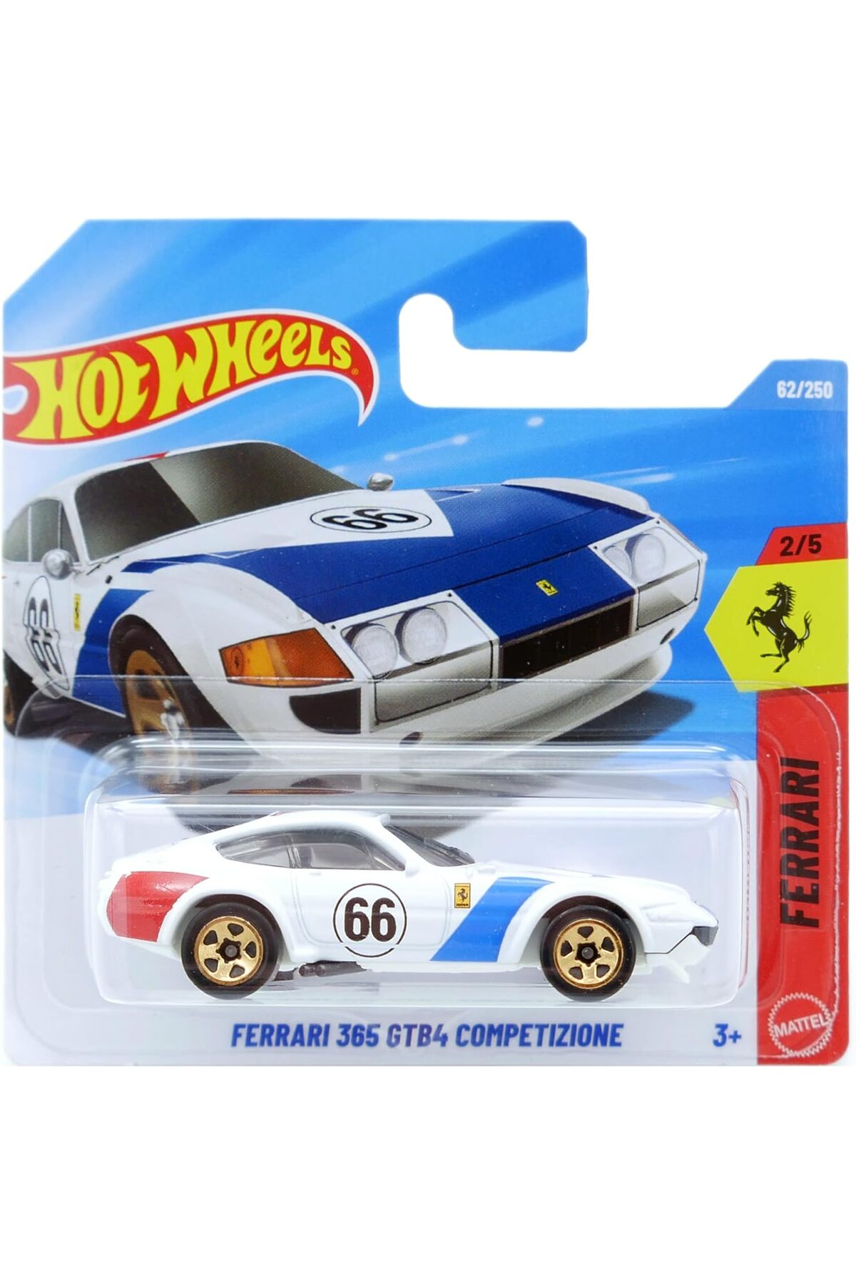 HOT WHEELS Ferrari 365 GTB4 Competizione Beyaz 2/5 62/250 - Fiyatı