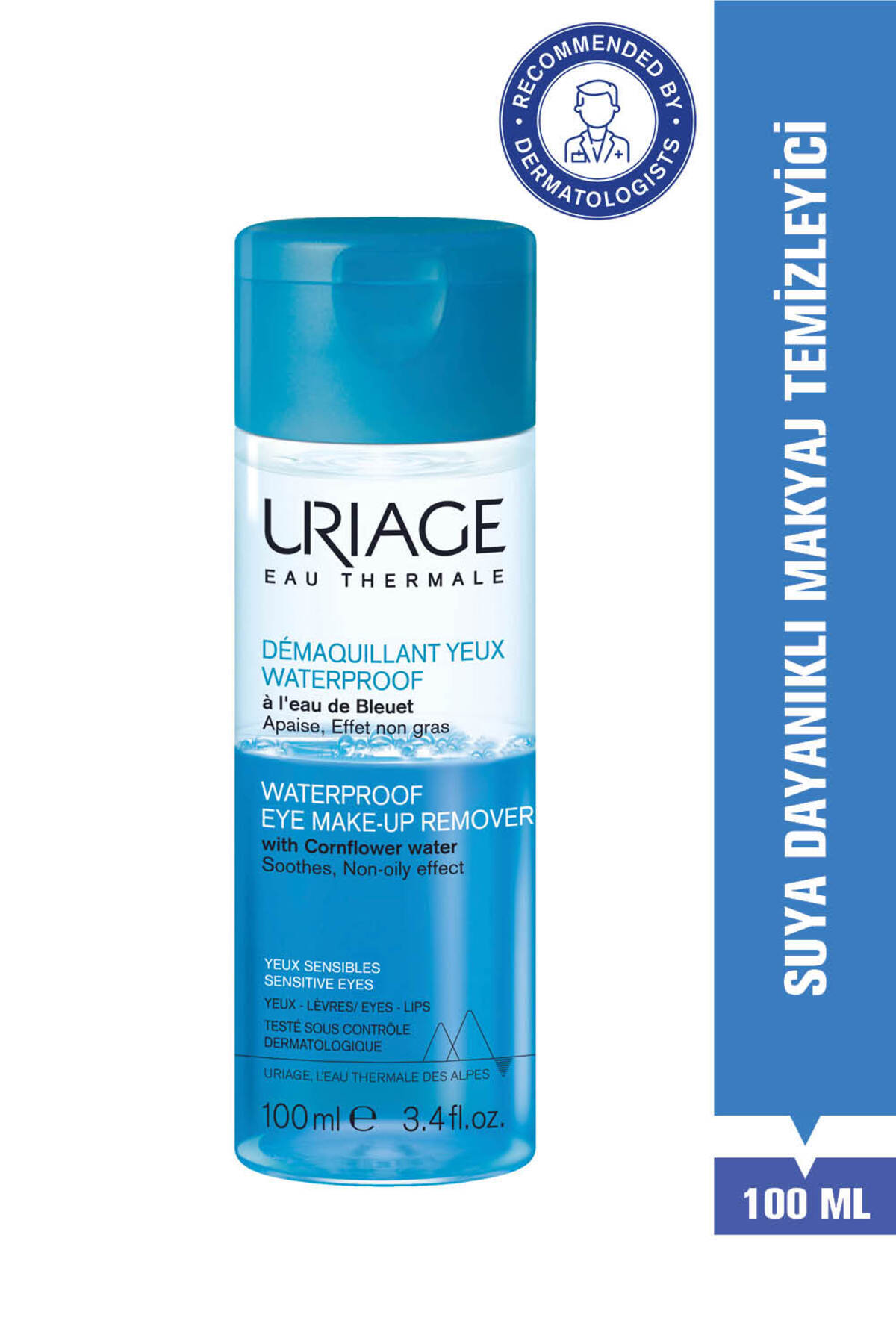 Uriage HYGIENE Suya Dayanıklı Makyaj Göz Temizleyicisi 100 ml — 3661434003691