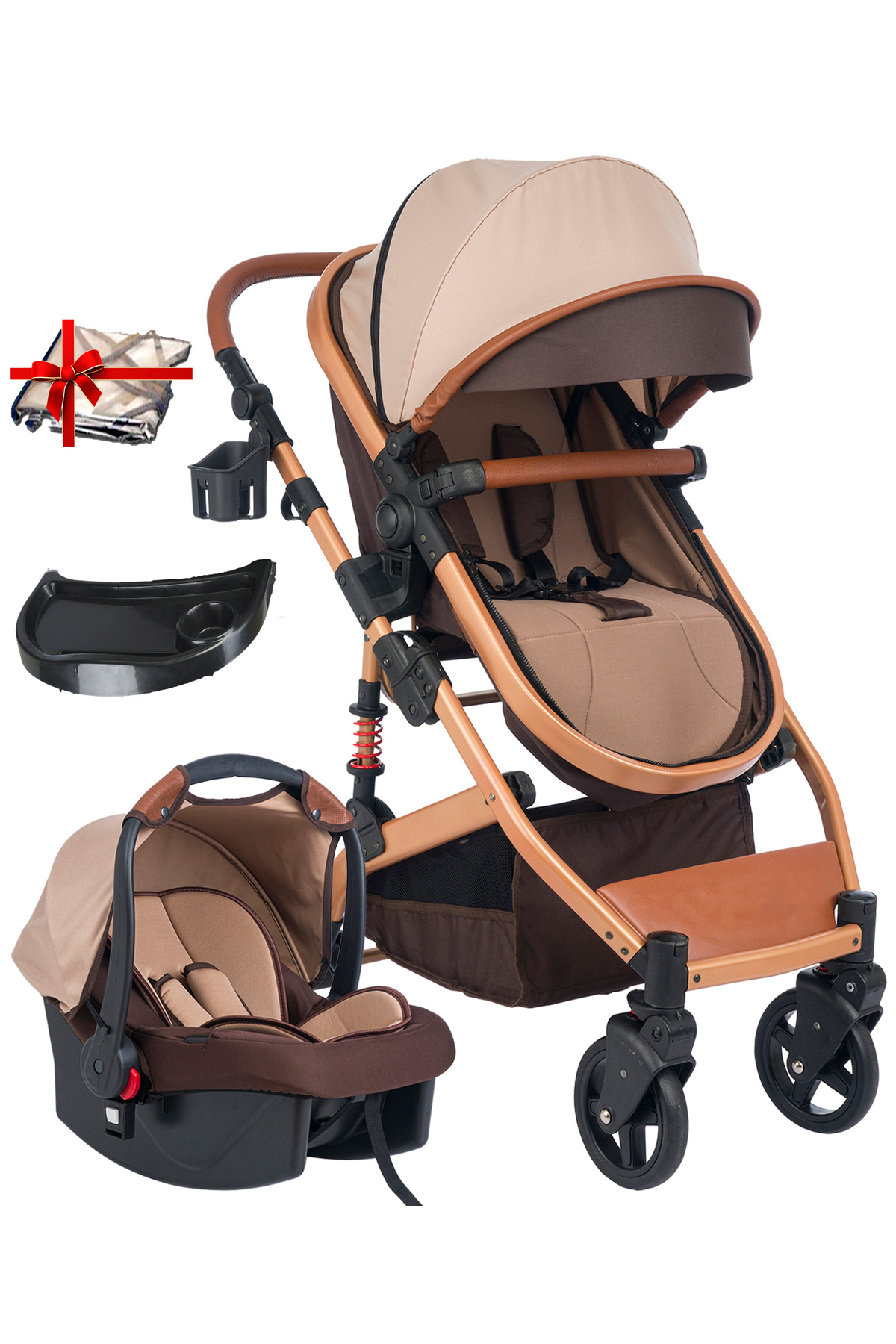 Baby Home 937 Keep Amortisörlü 6 in 1 Travel Sistem Bebek Arabası