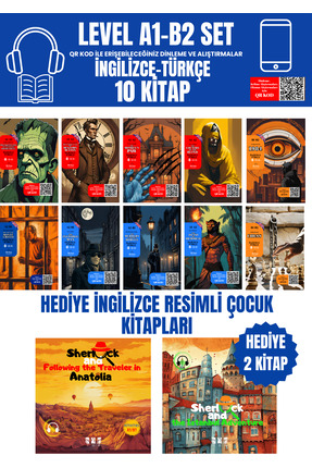 TGR Yayıncılık İngilizce Hikaye Seti-Türkçe Açıklamalı QR Kod ile Dinlemeli v...