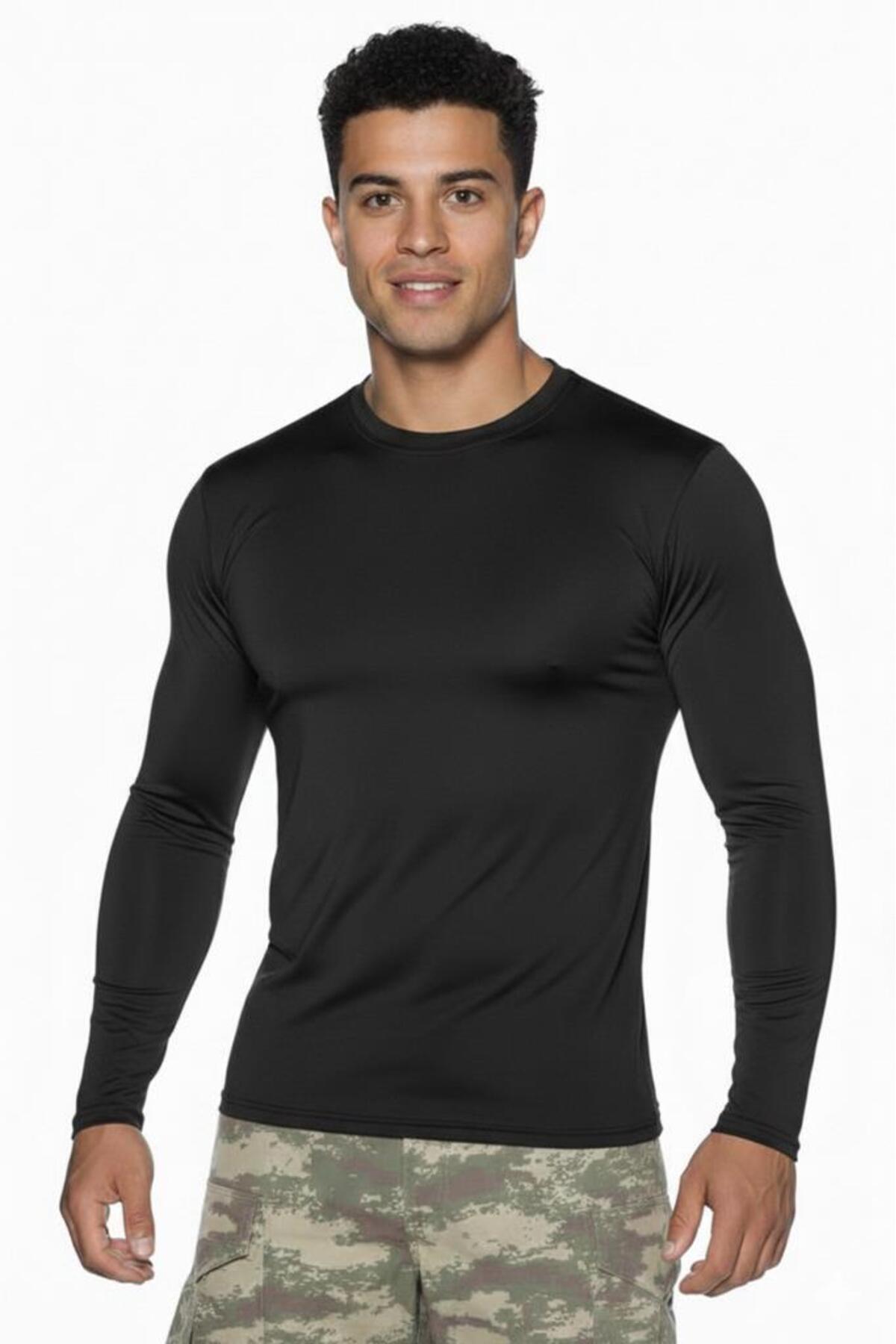 SINGLE SWORD Uzun Kol Microfiber T-Shirt - Tişört