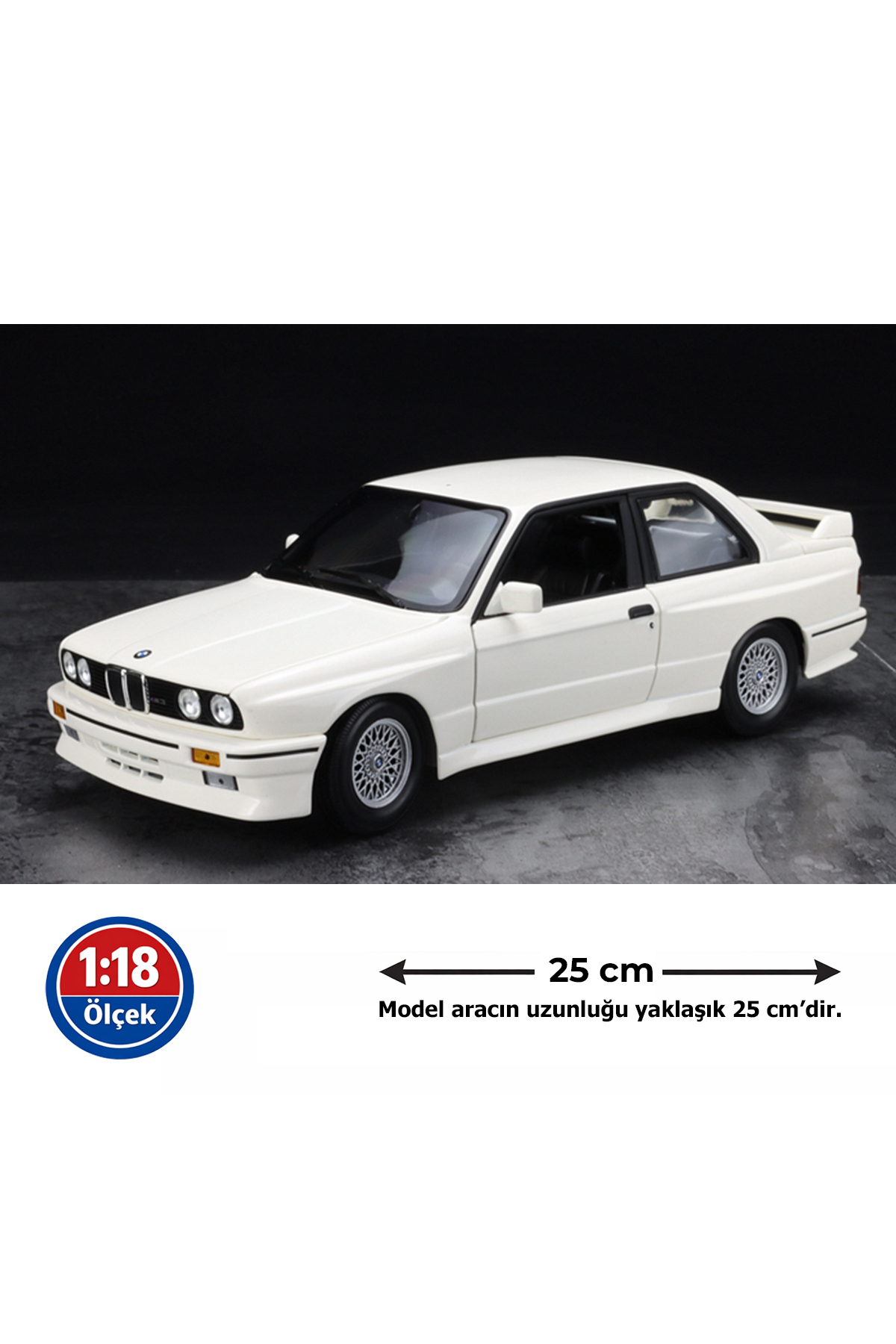 Minichamps 1:18 Ölçek 1987 Bmw 3 Serisi M3 E30 Diecast Metal