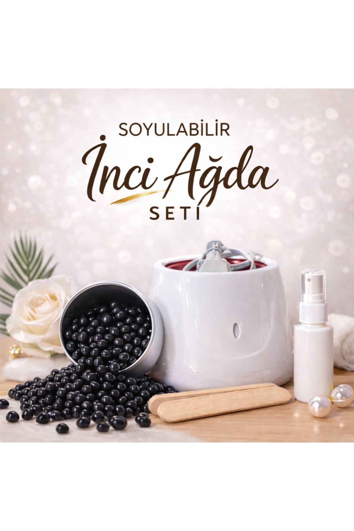 Xanitalia Inci Ağda Seti - Siyah Inci — 3234038485830
