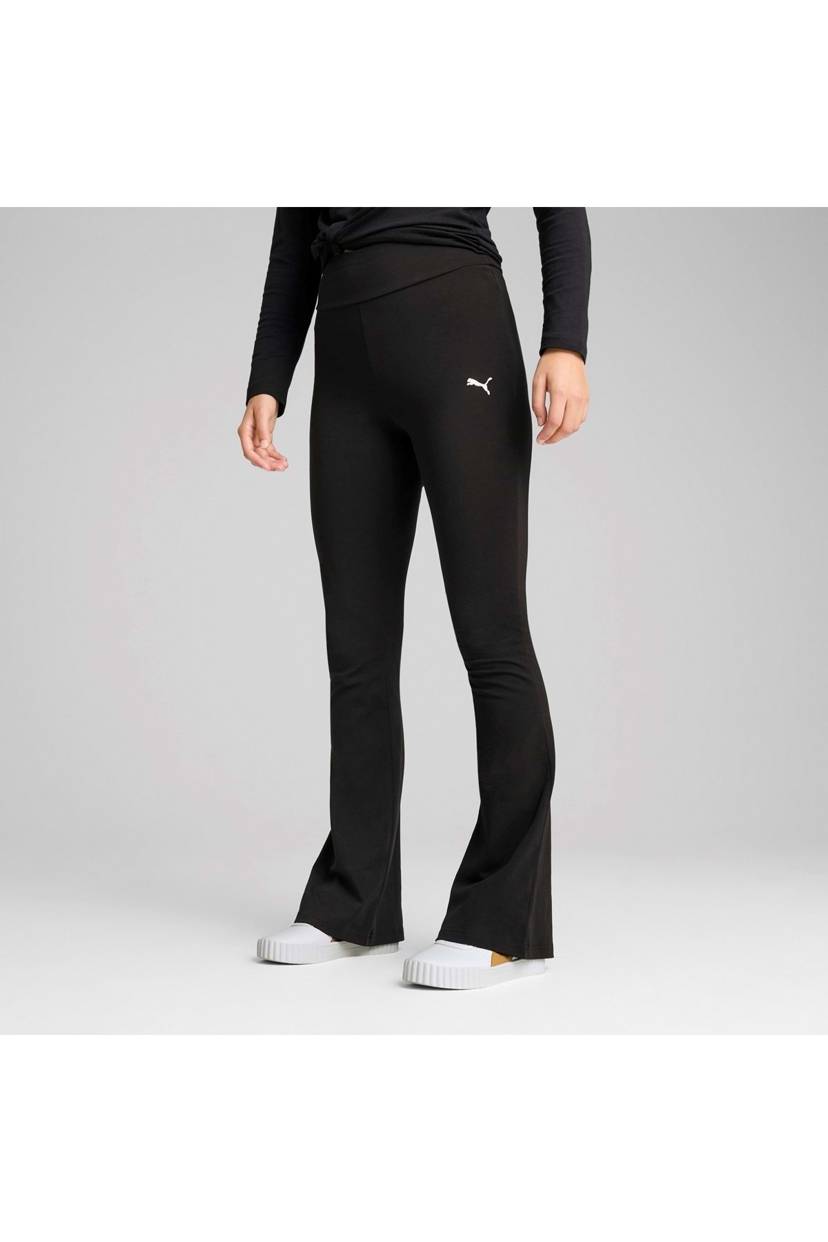 Puma  631542 ESS Leggings Kadın Tayt SİYAH - Görsel 3