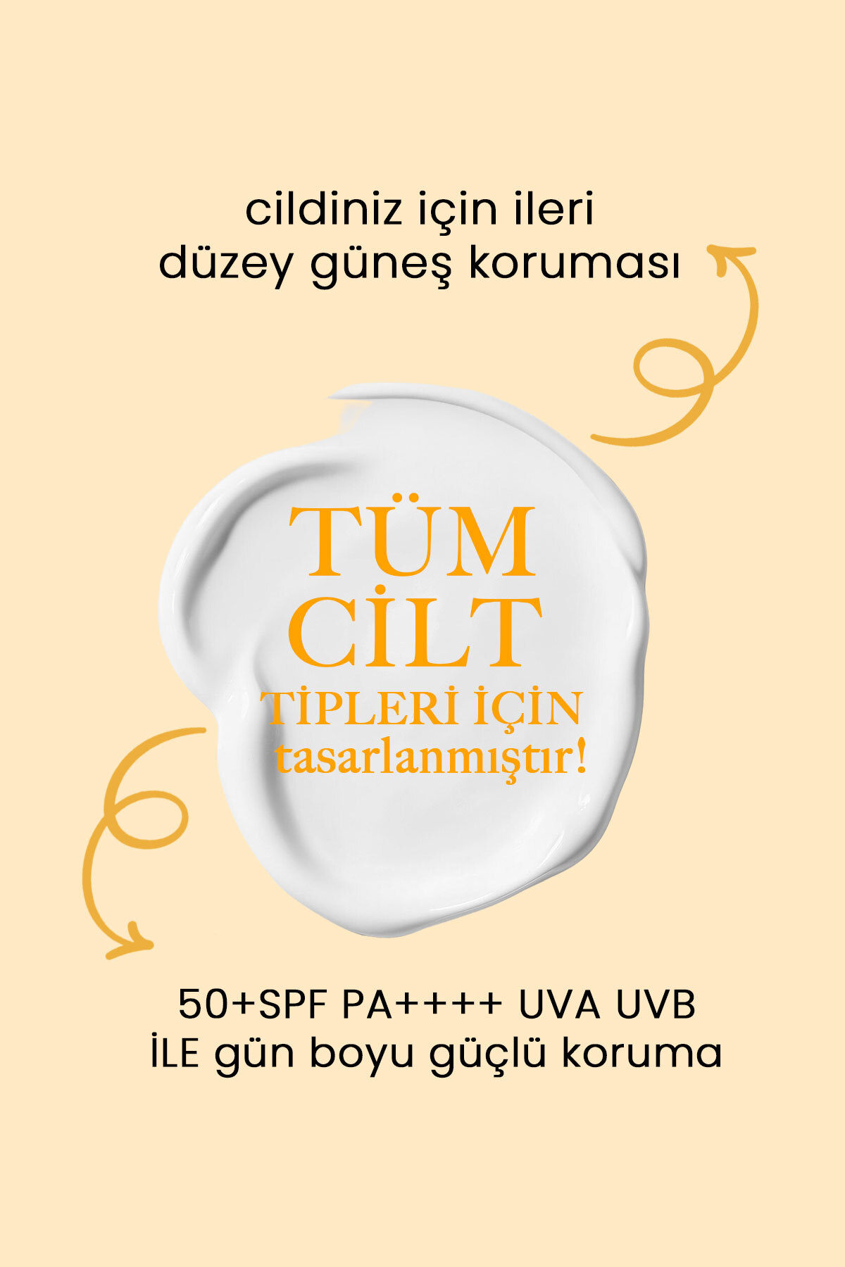 Güneş Koruyucu Krem 50+ SPF PA++++ Yeni Nesil UV Filtreleri — Güneş kremi 150 — تصویر 4 از 5