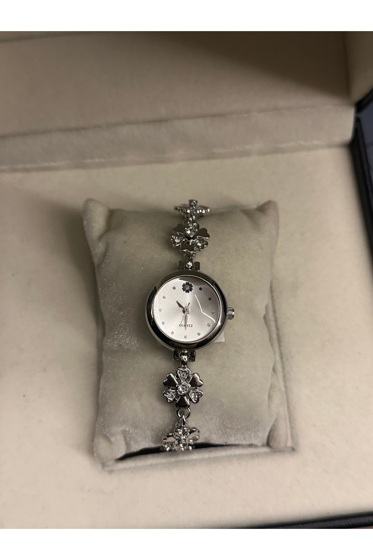 chaoyada  Yonca Taş Kordon Vintage Kadın Kol Saati - Görsel 2