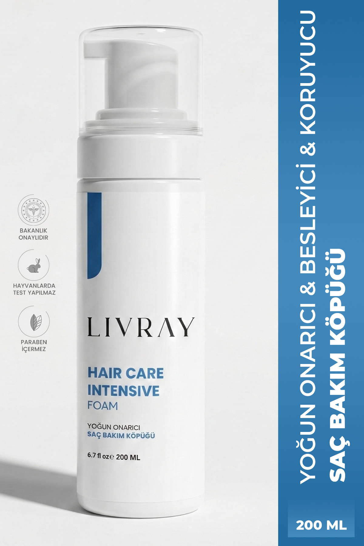 Livray Yoğun Bakım Saç Köpüğü 200 ml — 8684091009986