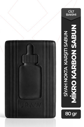 Uraw Mikro Karbon Sabunu | Gözenek Temizleyici, Siyah Nokta Ve Karşıtı Sabun