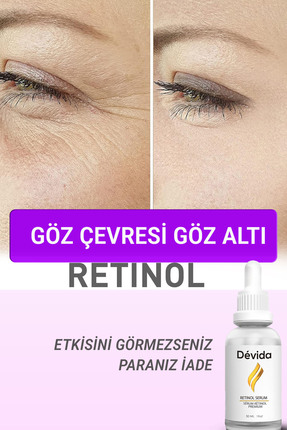 Devida Retinol Göz Çevresi Alın Çizgisi Kırışıklık Karşıtı Serum Xella Series...