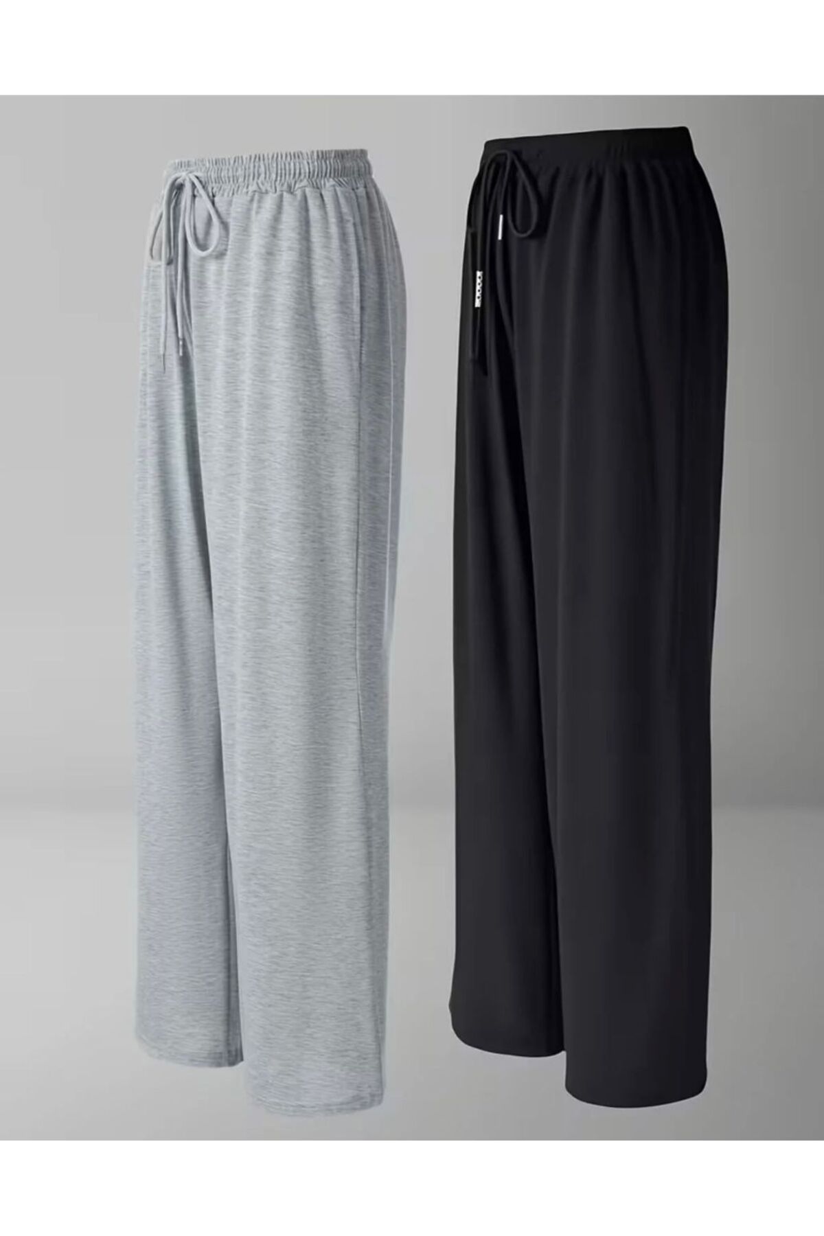 TONFİX LİFE  ÜÇ ADET SİYAH GRİ LACİVERT RAHAT GİYİM EŞOFMAN ALTI EKONOMİK PAKET - Görsel 5