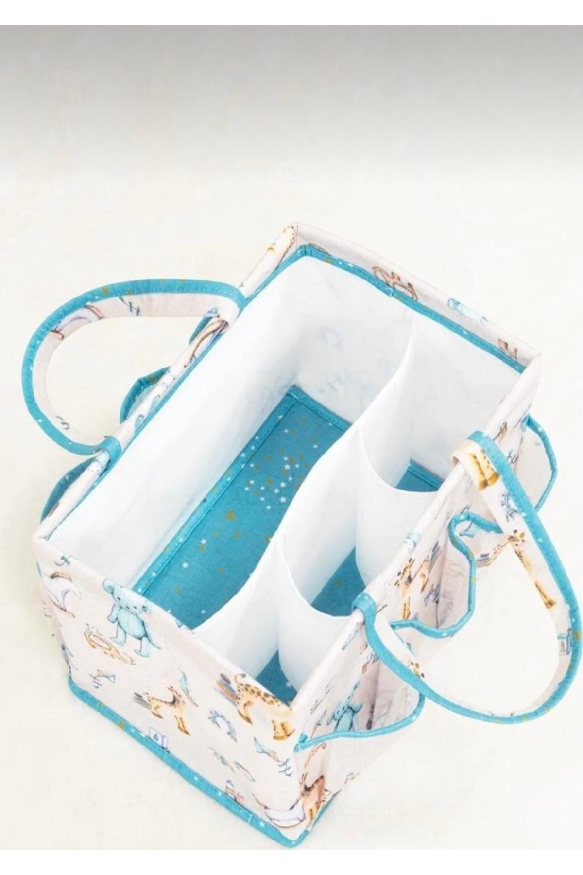 Charlotte Candle Baby Kulplu Bebek Bakım Çantası Düzenleyici Seyahat Çantası Bebek Aksesuar Taşıma Çantası Organizer fotoğrafı 3 (önizleme)