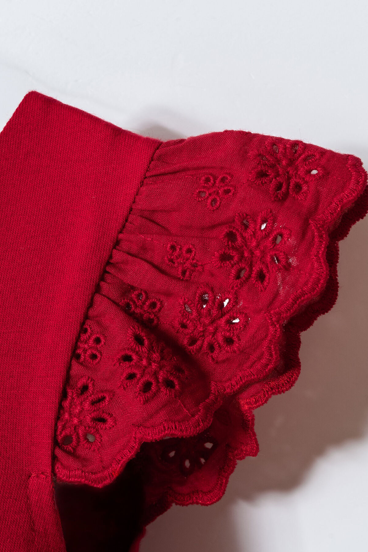 U.S. Polo Assn. Kız Bebek Kırmızı Elbise fotoğrafı 5 (önizleme)