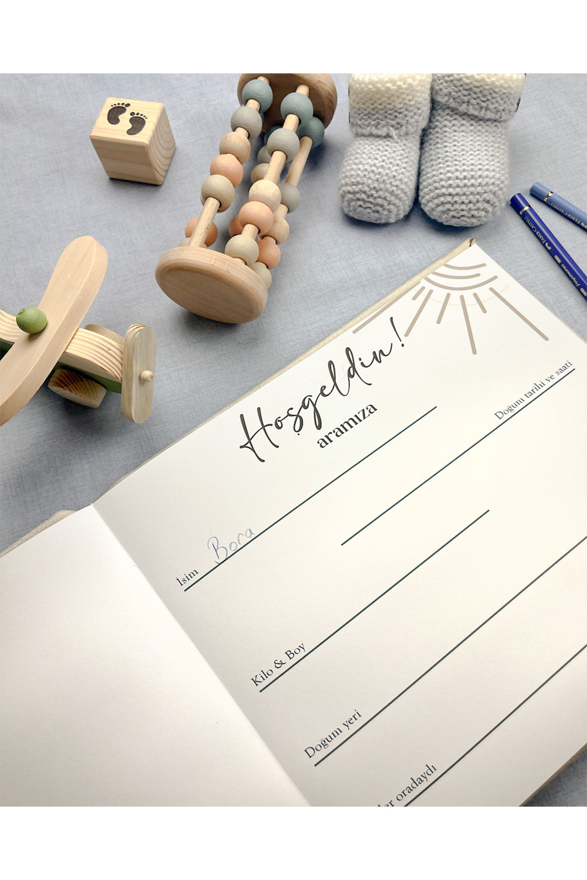 CARMEN Bebek Anı Defteri 1 Yaş fotoğrafı 2 (önizleme)