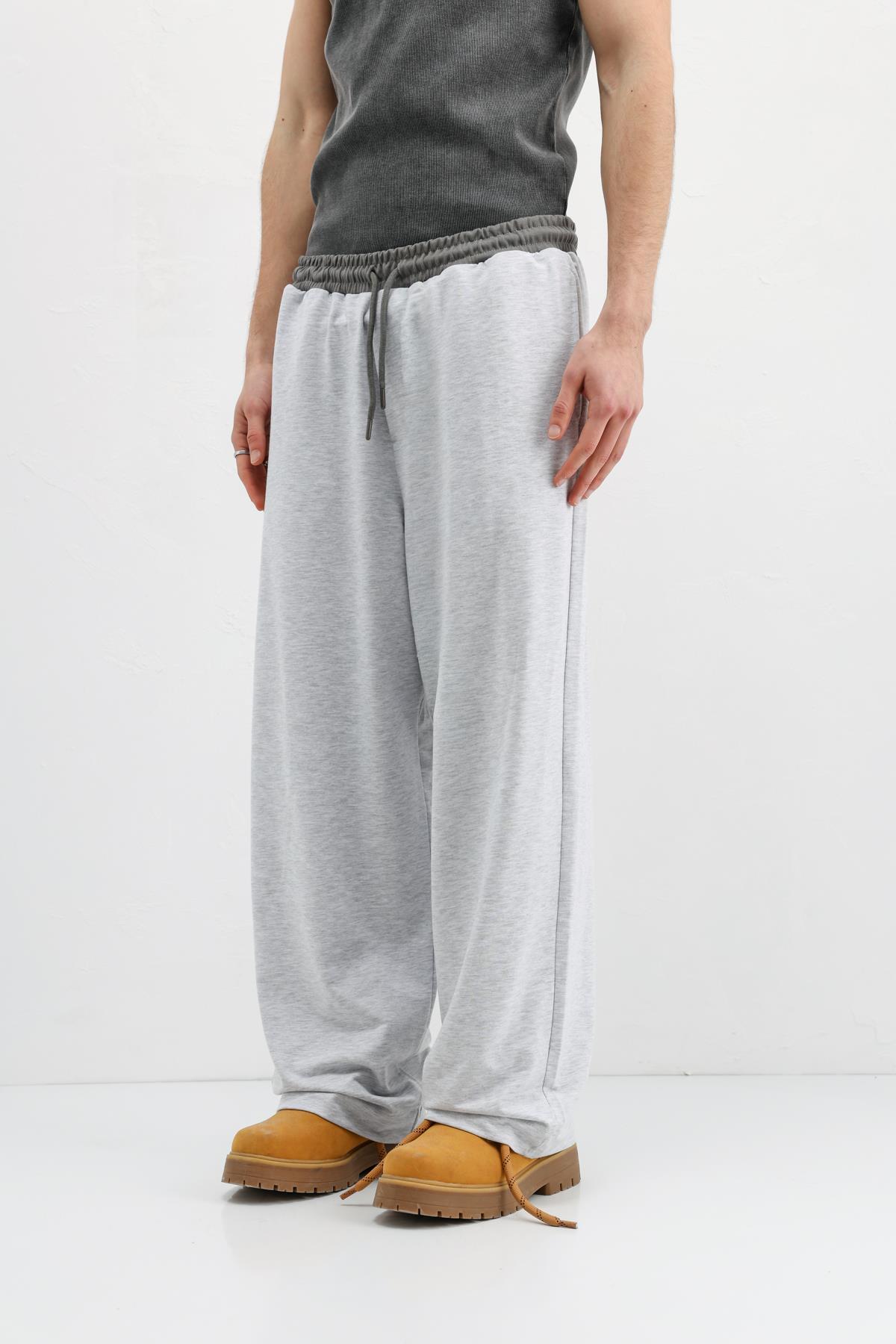 VAMOSCLO Baggy Fit Eşofman Alt Karmelanj görsel 4