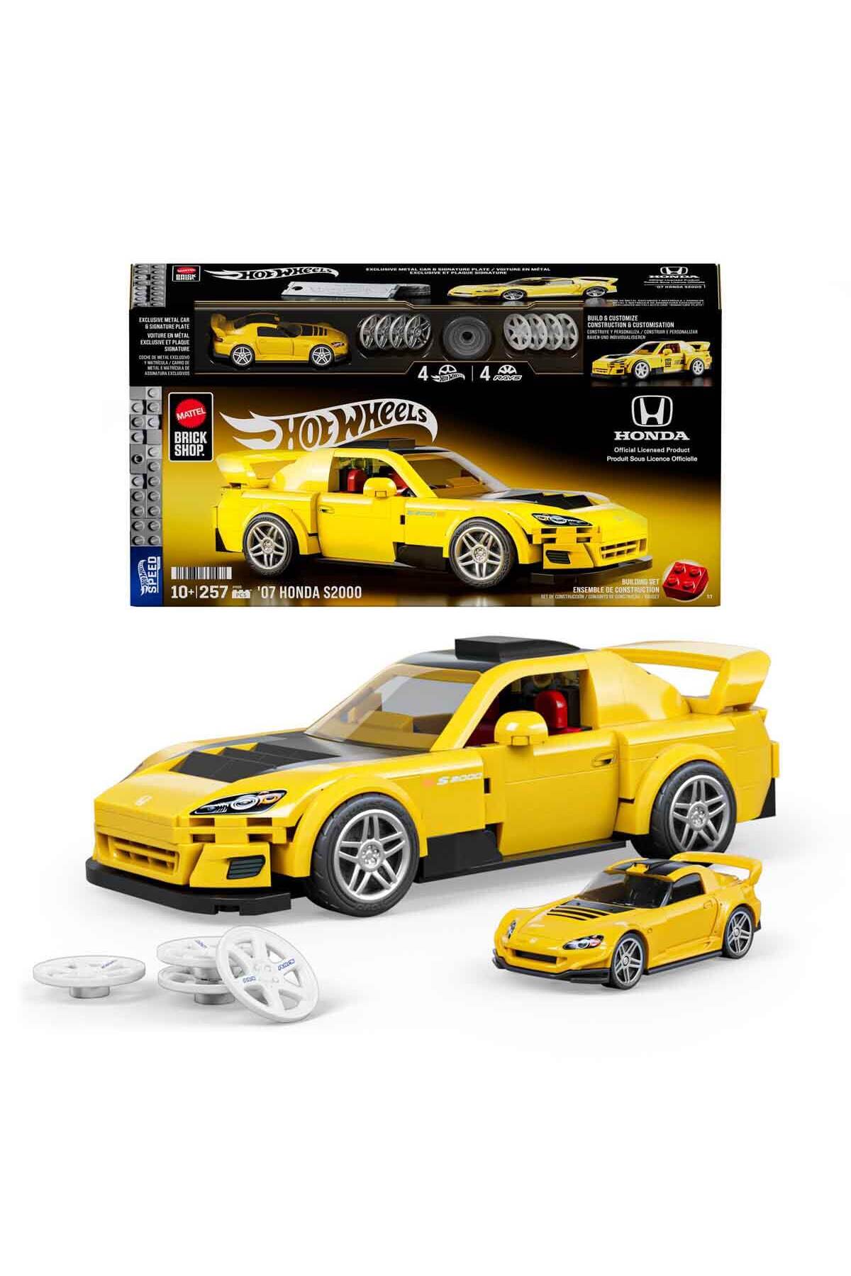 HOT WHEELS Speed Serisi '07 Honda S2000 Araba Yapım Seti 257 Parça