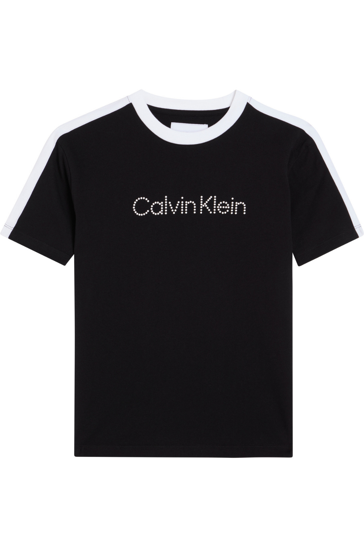 Calvin Klein Boy's Taping Ss Black T-Shirt
