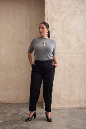 LUOKK JUDE Tokalı Havuç Pantolon Siyah