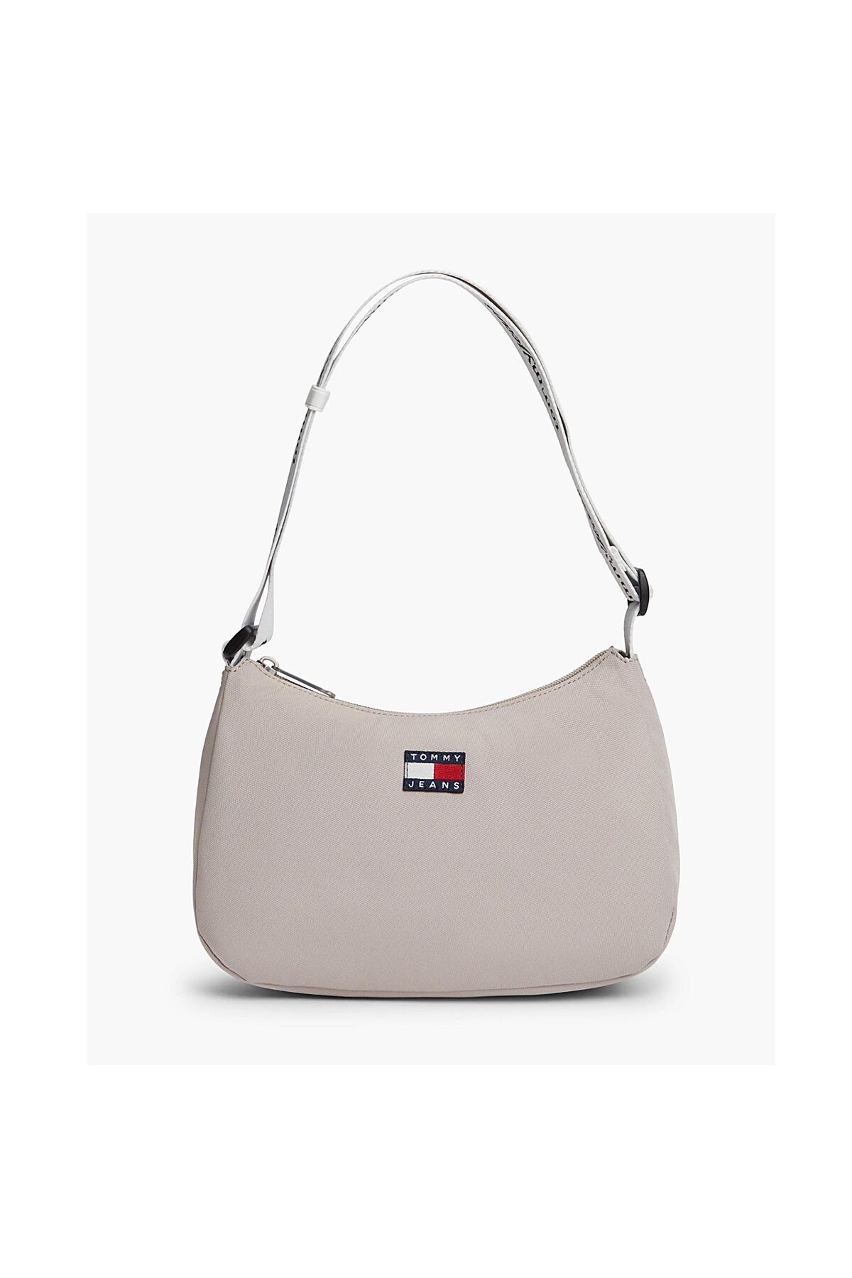 1_org_zoom Kadın Bej Omuz Çantası (AW0AW18463-AEP) Tommy Hilfiger تامی هیلفیگر اورجینال - تصویر 1