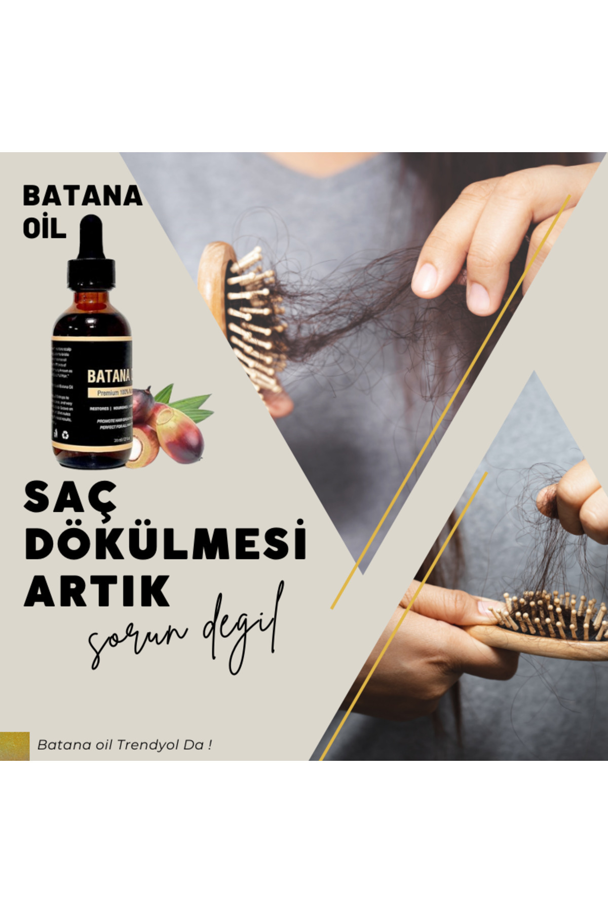 Batana Yağı ve Şampuanı 2 li Set Hızlı Saç Uzatıcı — BTY2 — تصویر 2 از 4