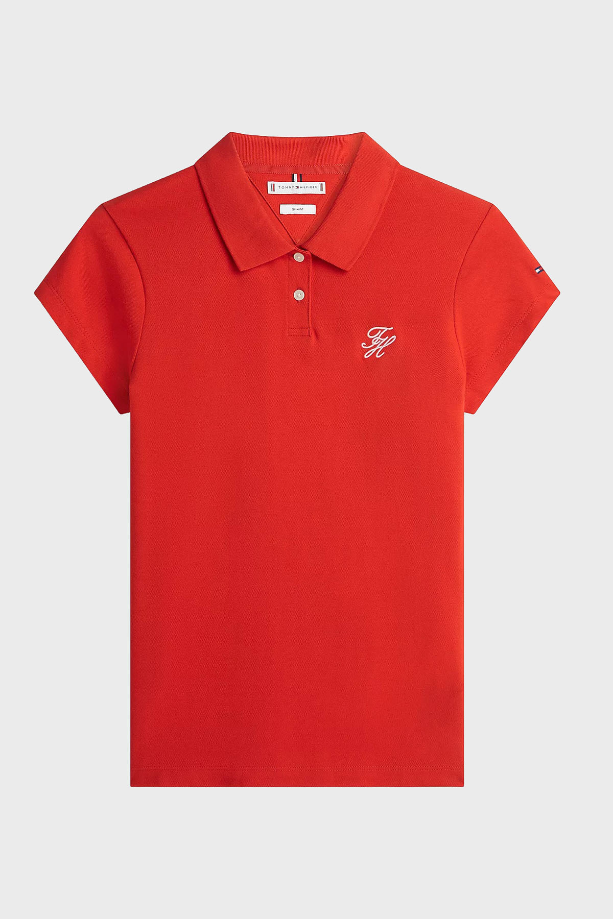 پولوشرت زنانه یقه پلو | تامی هیلفیگر Tommy Hilfiger WW0WW49259 SNE BD - تصویر 5