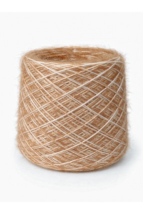 U5 FASHION Kahverengi Ebruli Tüylü İplik 12/1 Tek Kat – %50 Pamuk Karışımlı 2...