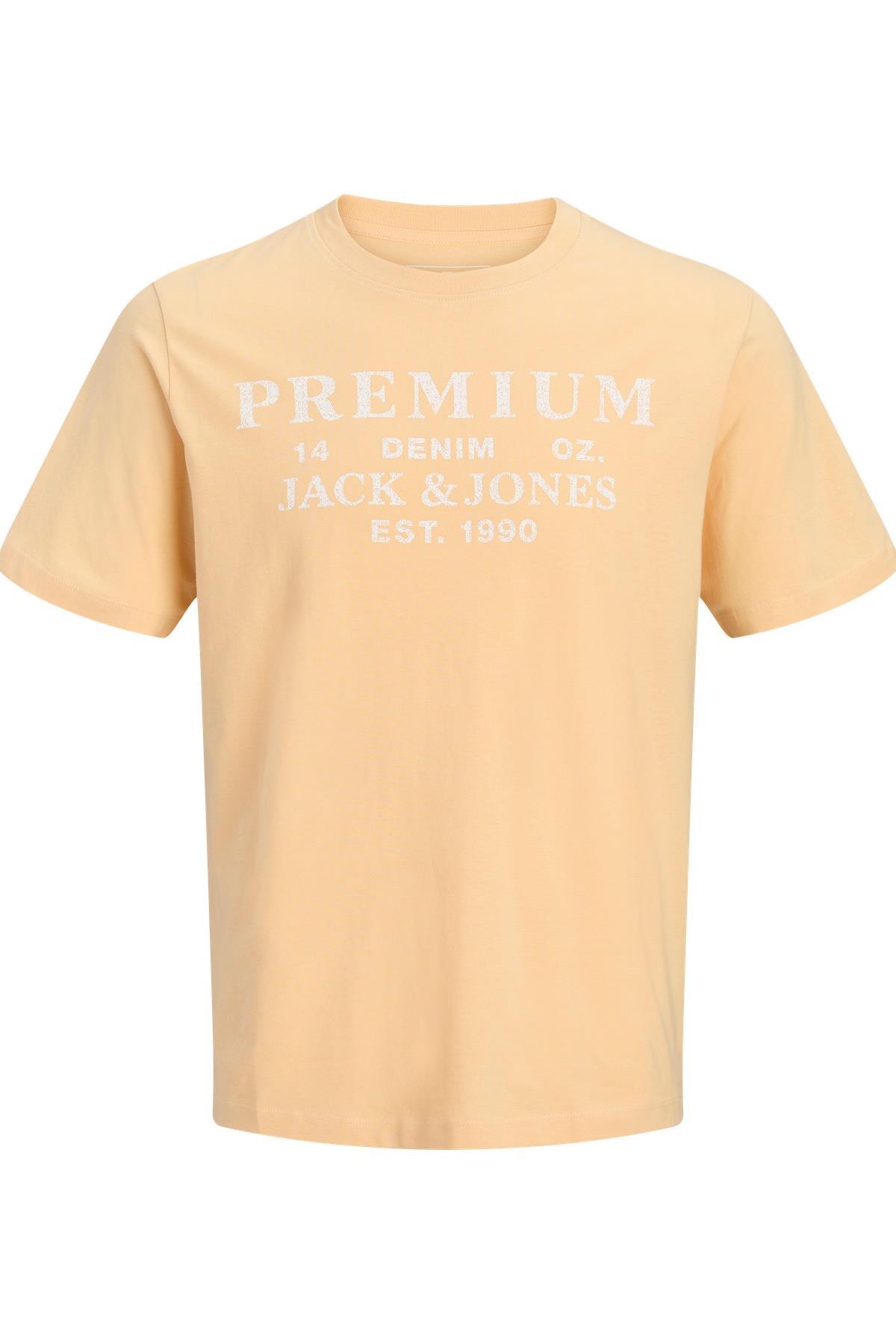 تی‌شرت آستین کوتاه مردانه طرح JPRBLUCALVIN SS Tee از جنس کتان جک اند جونز تی شرت Jack & Jones