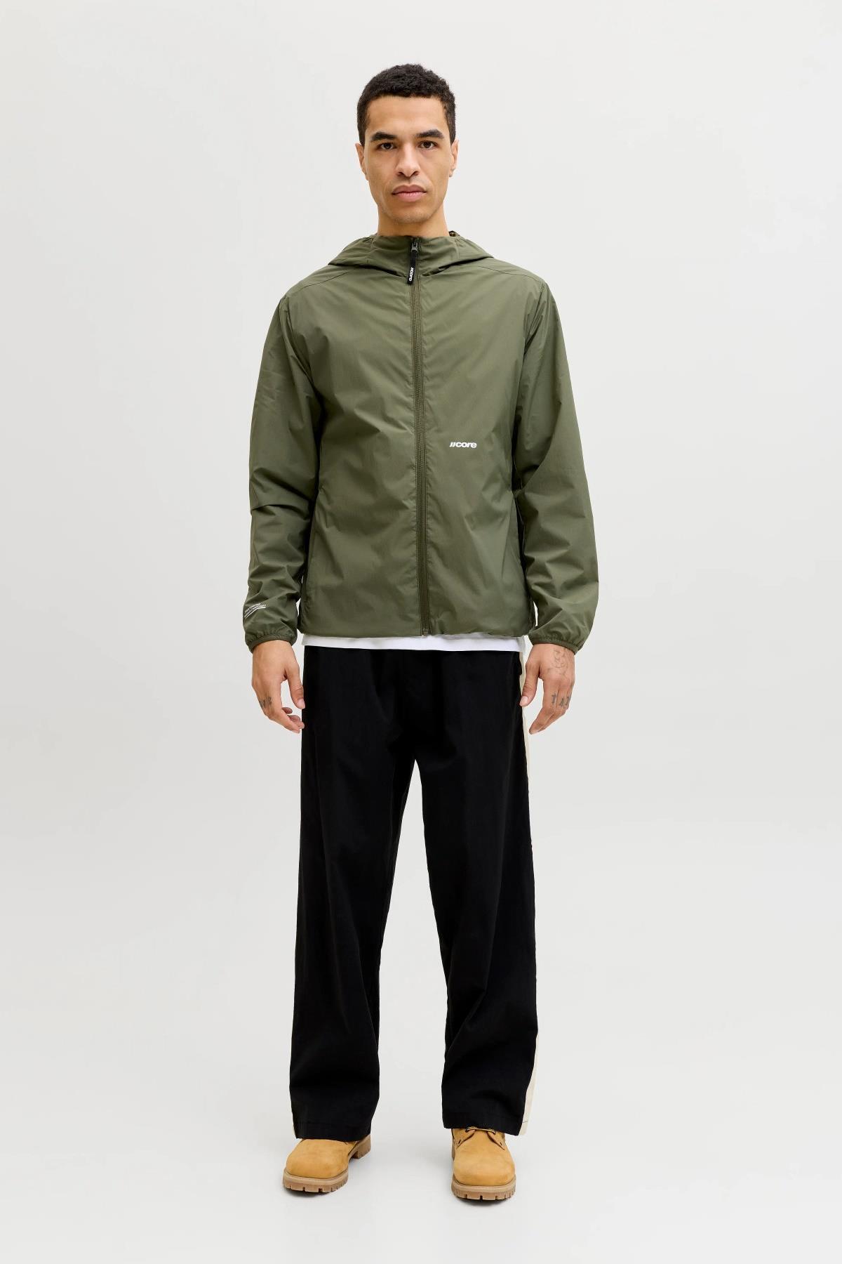 کاپشن بادگیر کلاه‌دار مردانه JCOCLUB، بارانی سبک جک اند جونز بارانی و بادگیر Jack & Jones