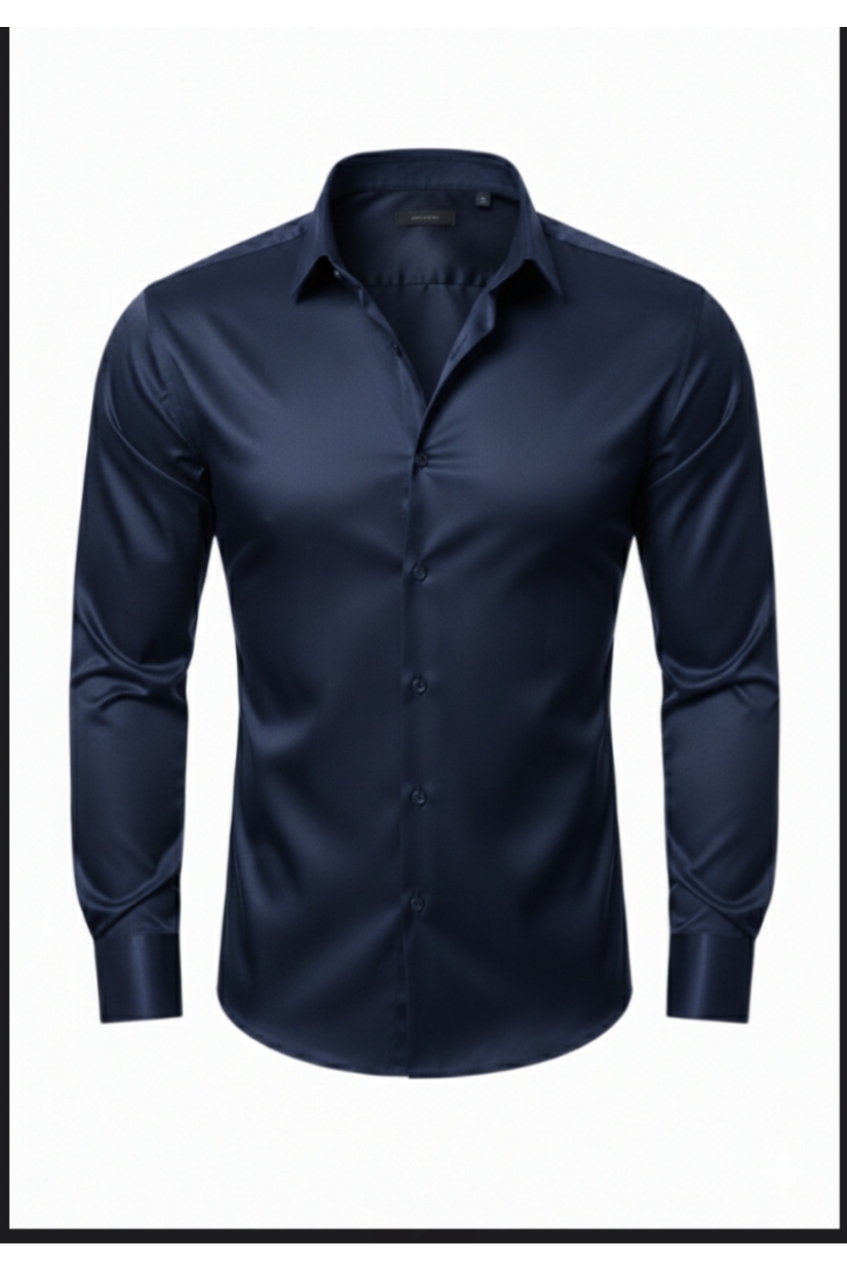 nightblack Slim Fit Uzun Kollu Kolay Ütü Teri Emen Nefes Alan Doku Kravatlık Dört Mevsim bordo Erkek Gömlek görsel 2
