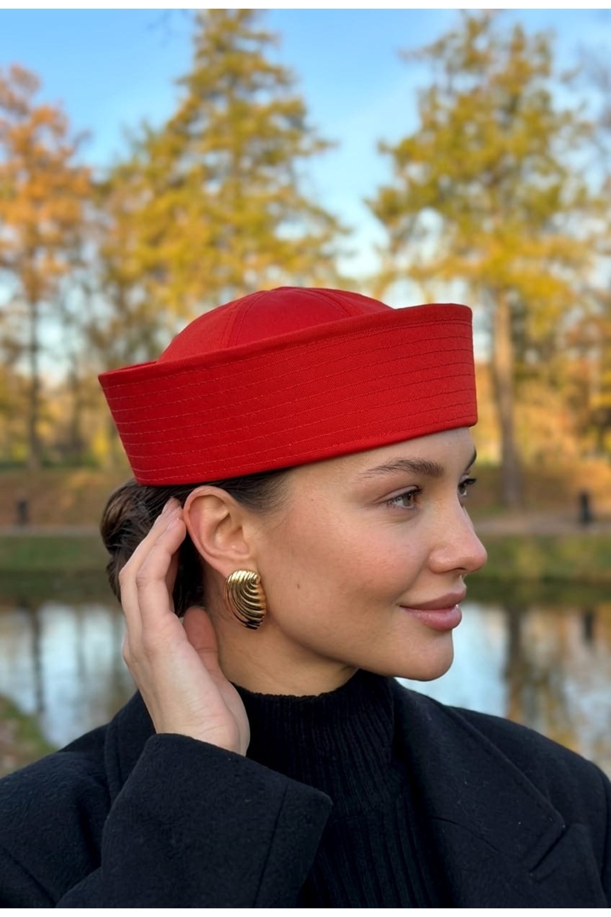 LAGRANZE Kadın Denizci Şapkası (Sailor Cap)