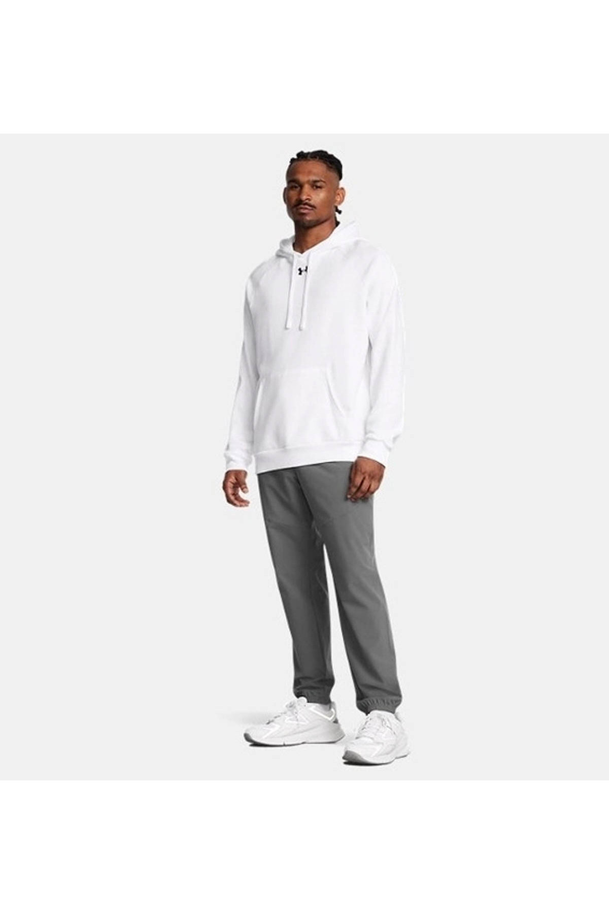 شلوار جین ورزشی مردانه Ua Vibe Woven Jogger رنگ خاکستری 1386557-025