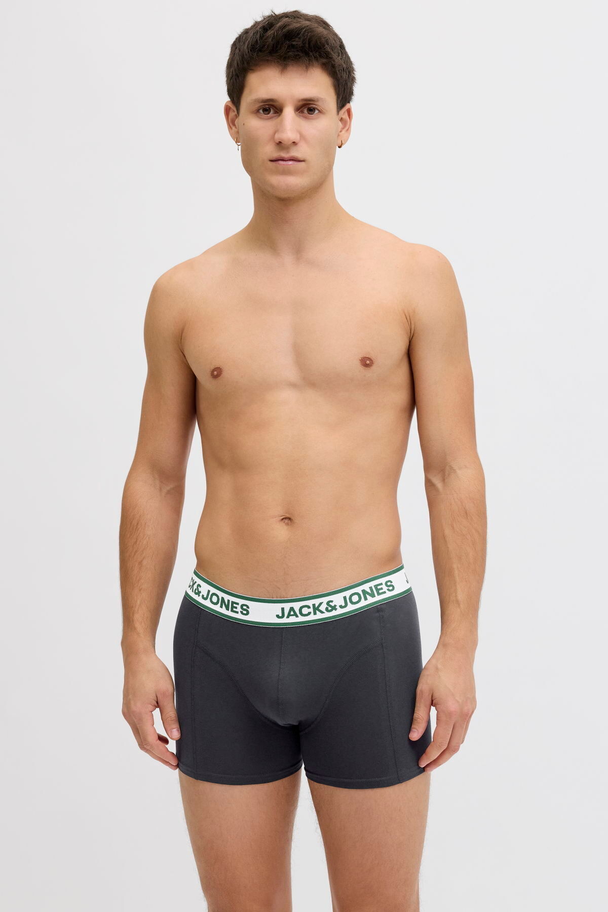 JACK & JONES Jacaruba: Pacco Da 3 Boxer In Morbido Cotone, Per Uomo, Vestibilità Comoda