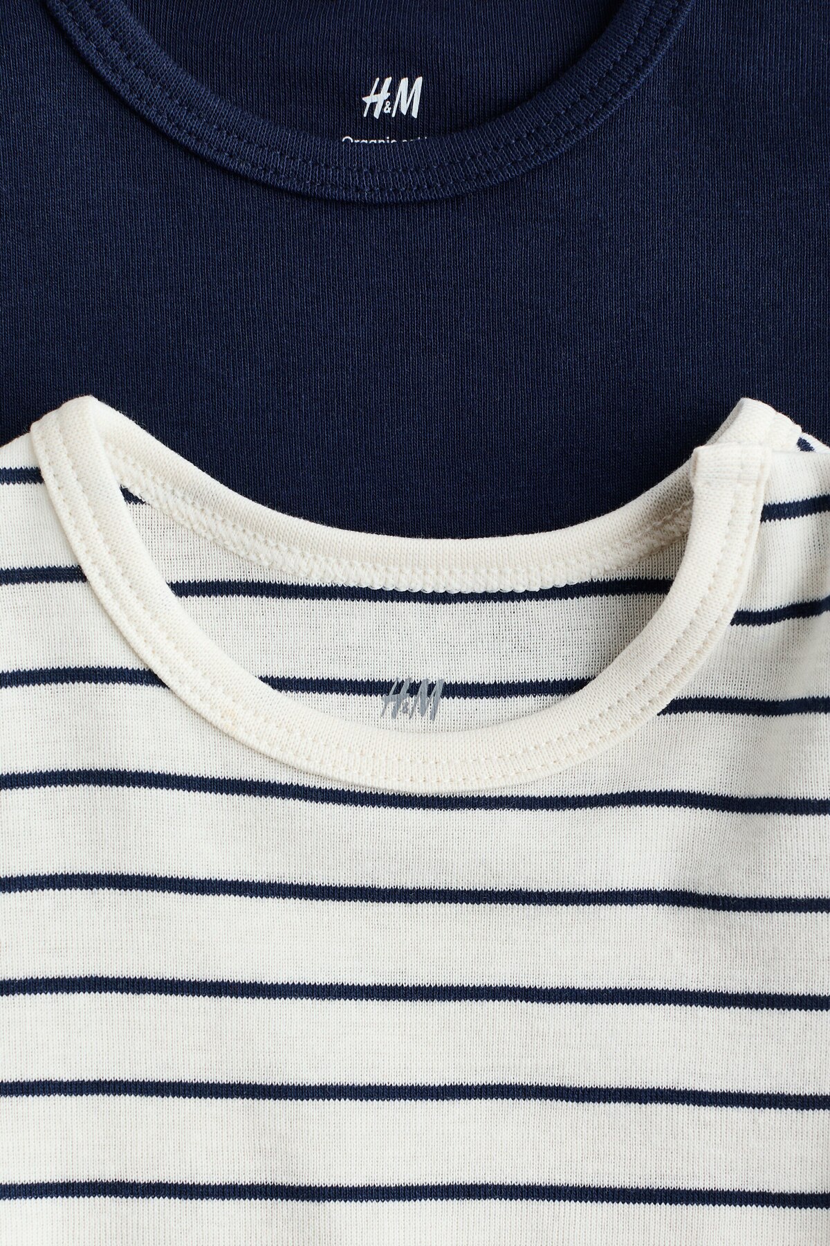 H&M 2'li Pamuklu Body fotoğrafı 2 (önizleme)