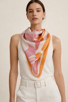 Tessori SETA ROSA Ipek Esarp