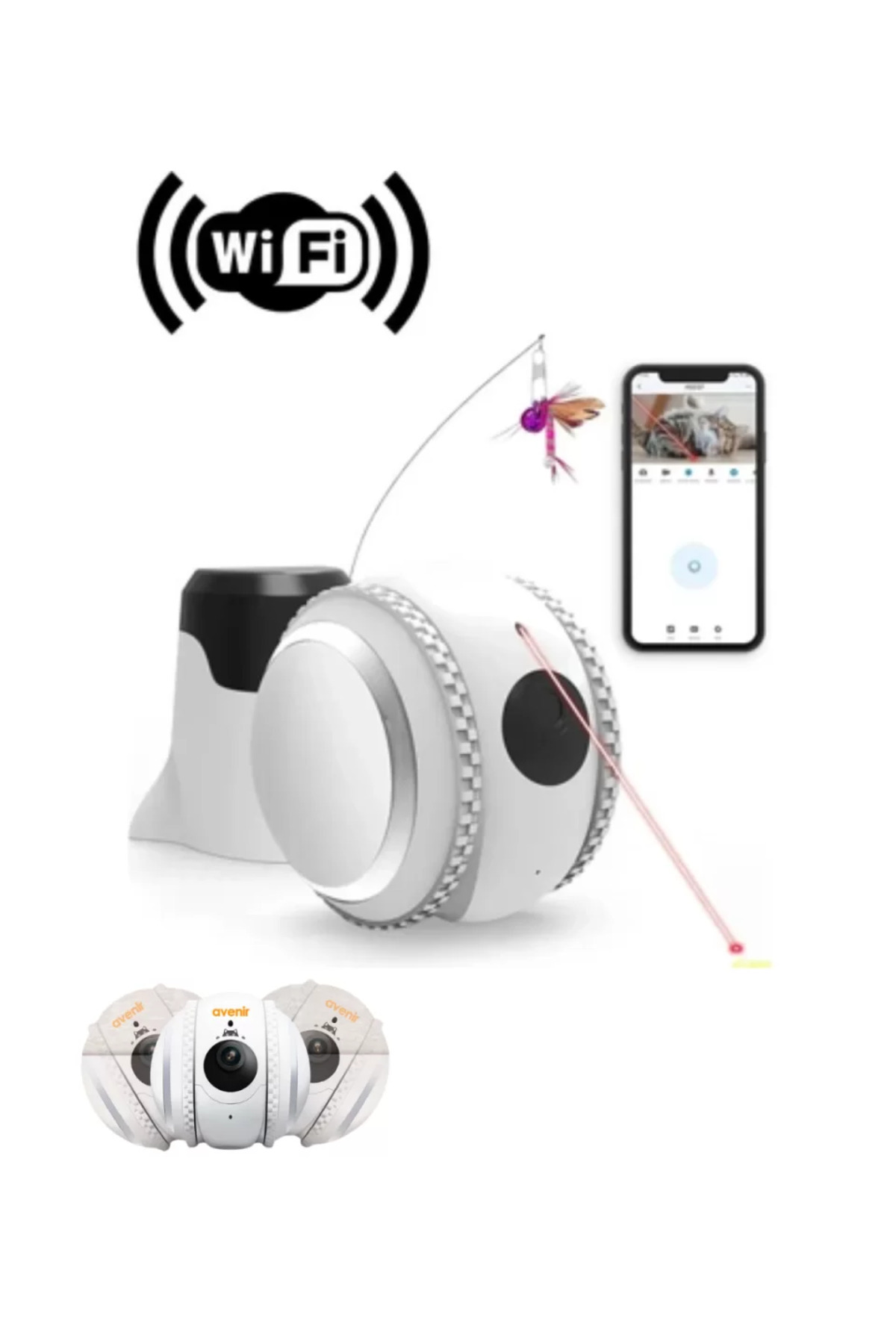 furzi Akıllı Ev İçi Takip Kamerası Bebek Hasta Bakıcı ve Evcil Hayvan Uyumlu - FURZ4887-8753 fotoğrafı 4 (önizleme)