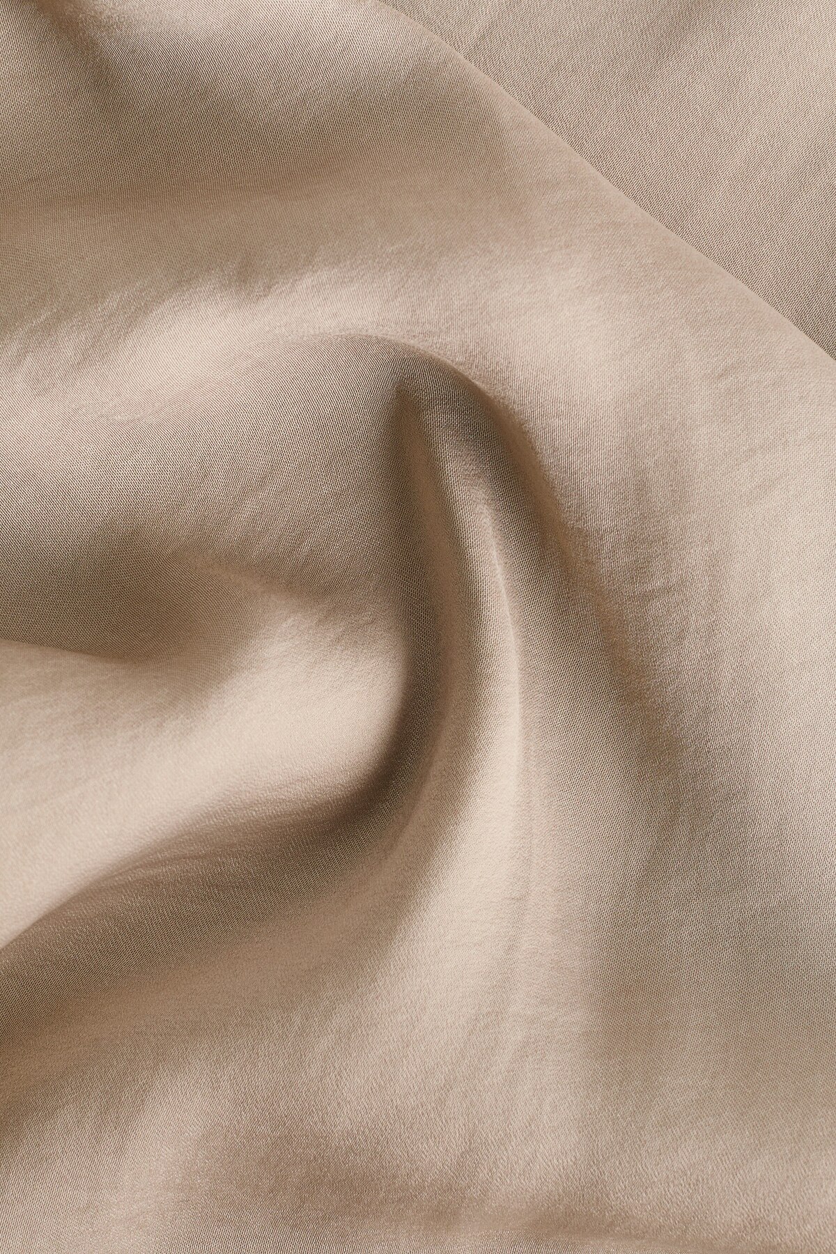 H&M  Büzgü Bağlı Geniş Pantolon - Görsel 3