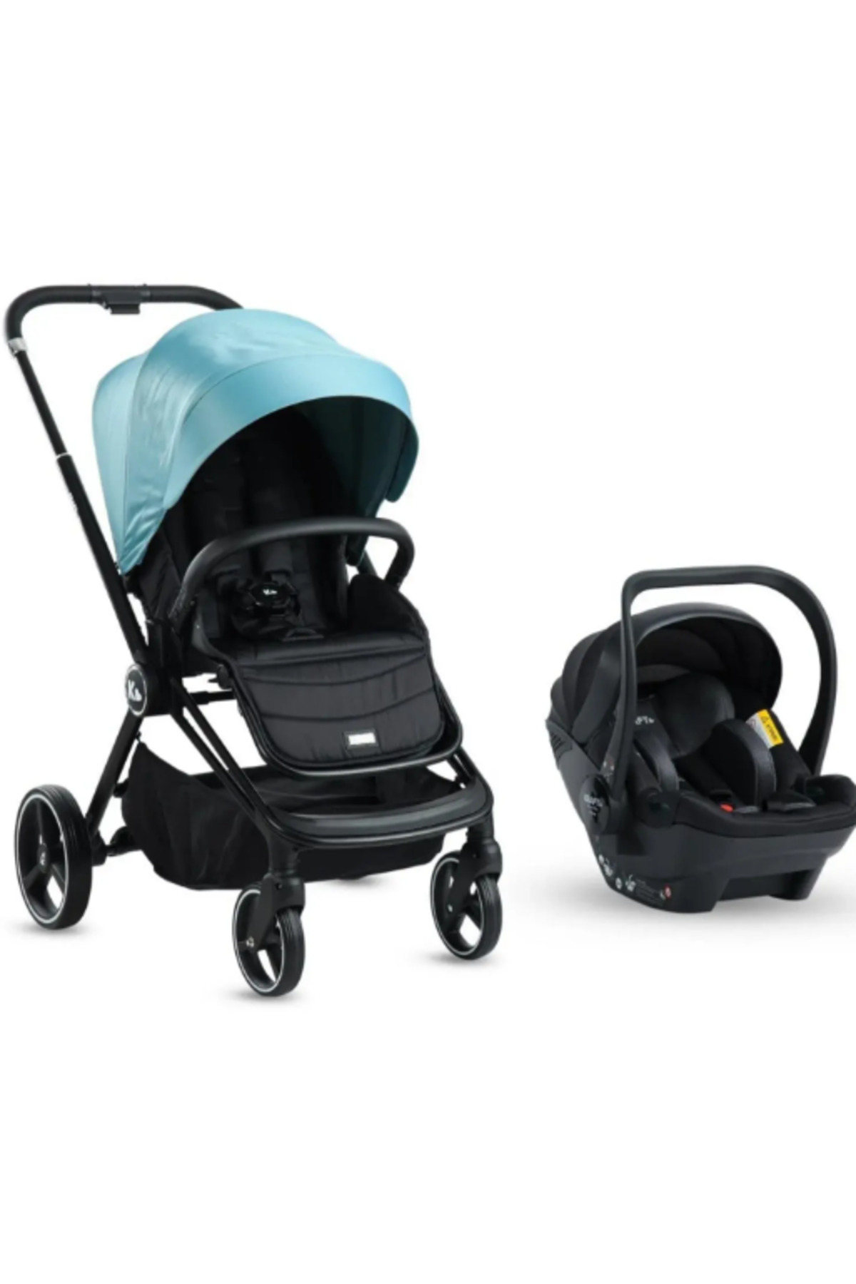 Kraft Mika (Mila) Travel Sistem Bebek Arabası Black Green 1*1