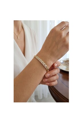 PİGADO 14k altın Kaplama Kararmaz Çelik Kadın Bileklik