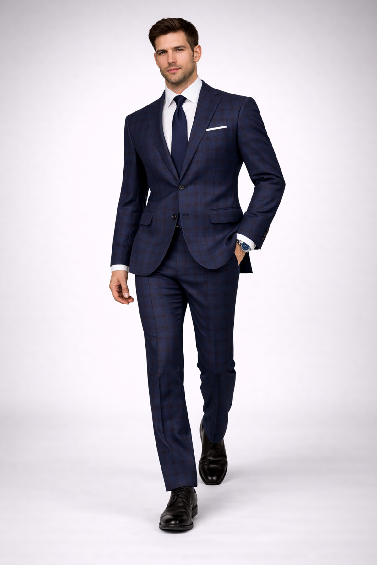 FABIO CASSEL  Slim Fit Erkek Takım Elbise - Şık Modern Premium Tasarım - Görsel 2