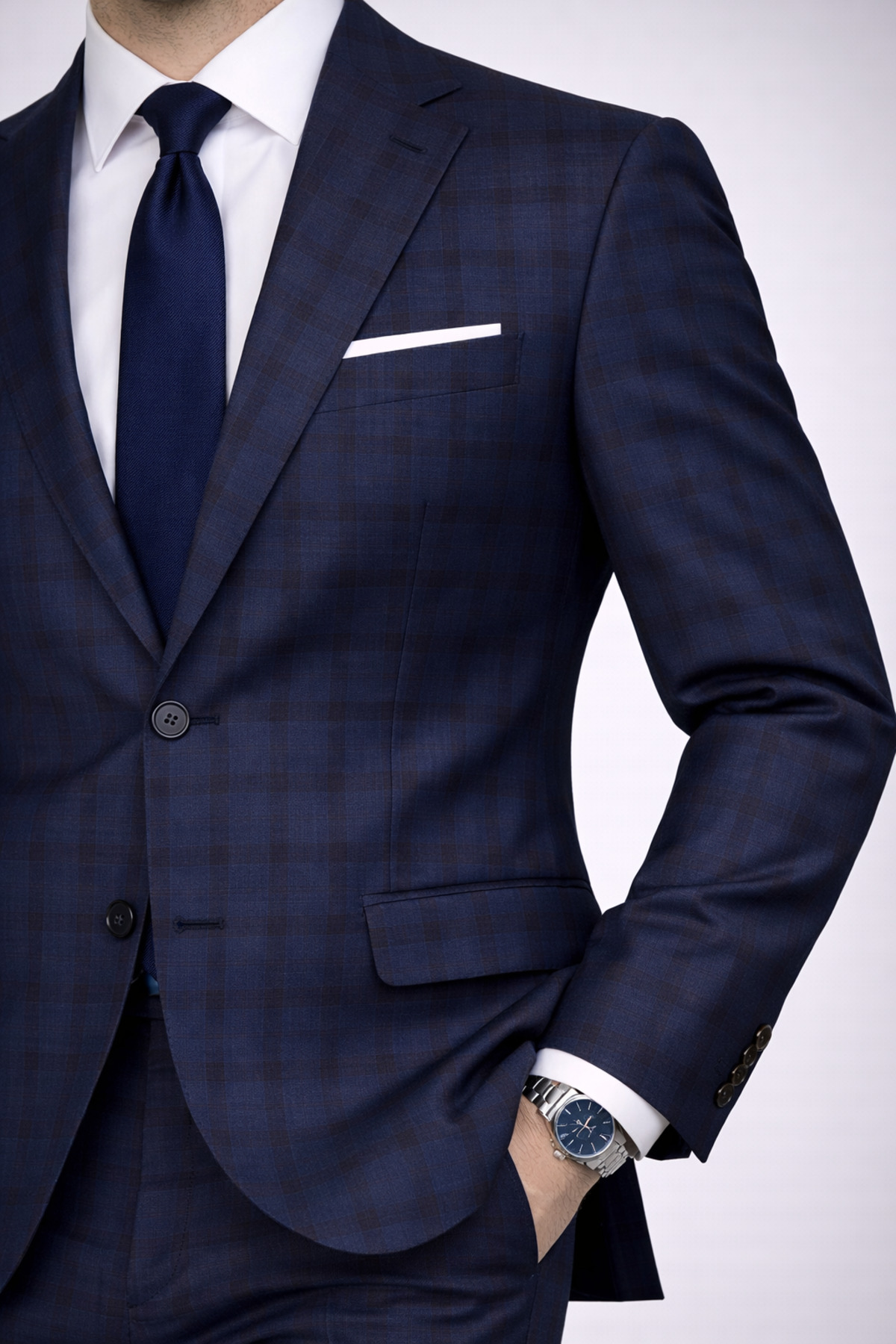 FABIO CASSEL  Slim Fit Erkek Takım Elbise - Şık Modern Premium Tasarım - Görsel 3