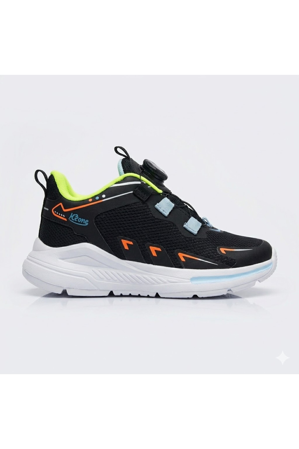 KİNDEP M.p 251-3411 Akıllı Bağcık Çocuk Spor Ayakkabı SİYAH