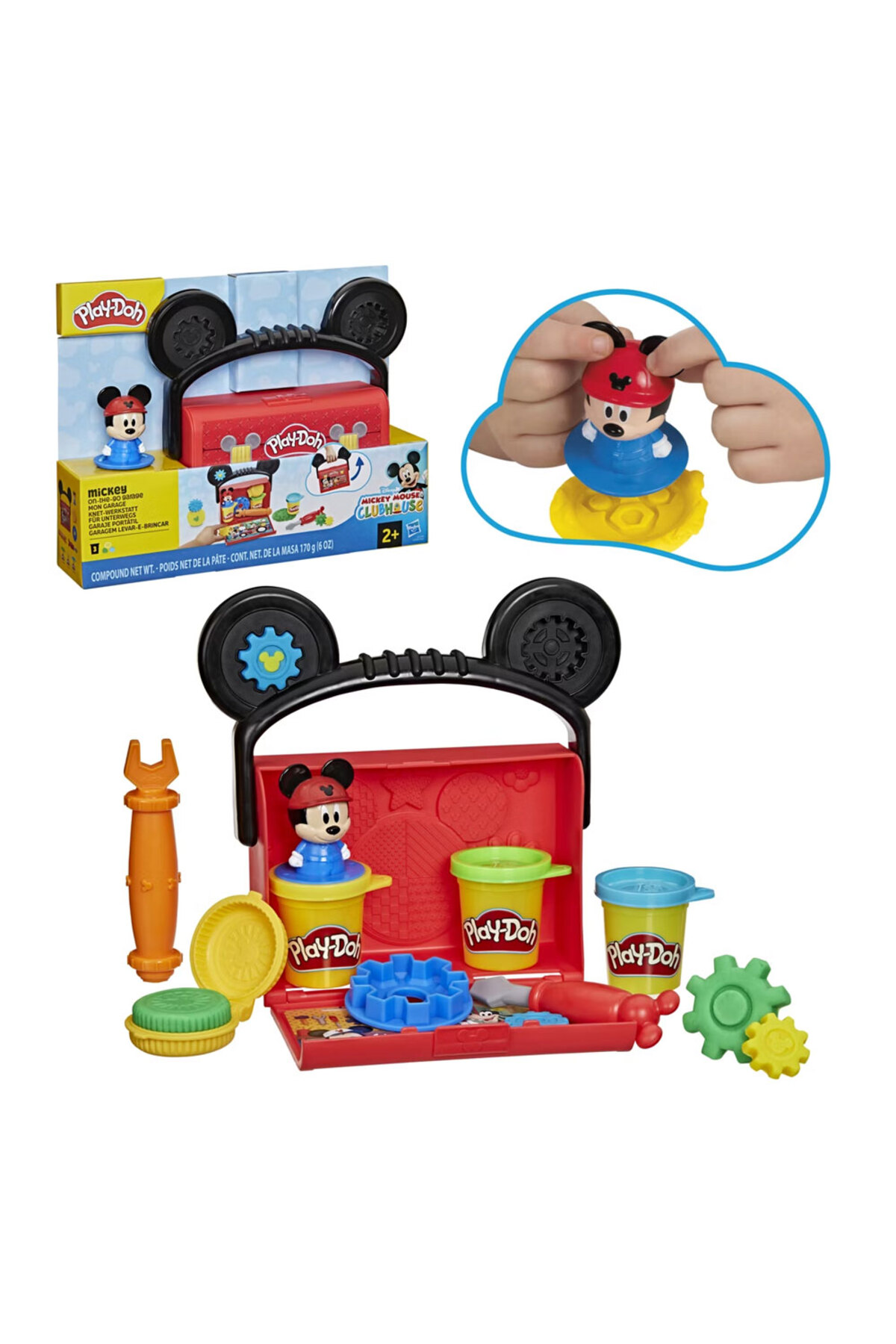Hasbro Disney Junior Mickey Mouse On The Go Oyun Hamuru Seti G2326