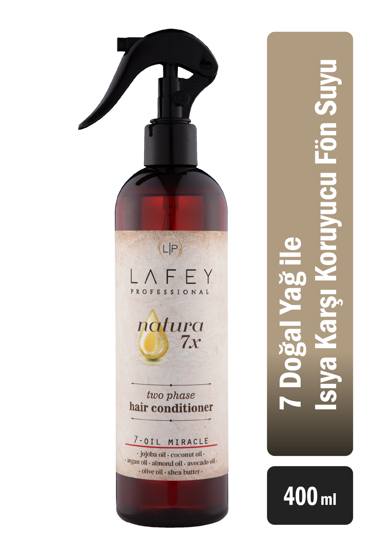 Lafey Professional NATURA 7X Besleyici & Onarıcı Etkili Saç Fön Suyu 400 ml — LFYNAT030627