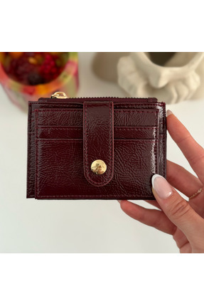 EVVA BAGS TOKALI, FERMUARLI, FOTOĞRAF BÖLMELİ RUGAN CÜZDAN