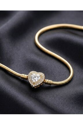 Aymer Bijuteri Xuping Jewelry Kalp Kilitli Bileklik