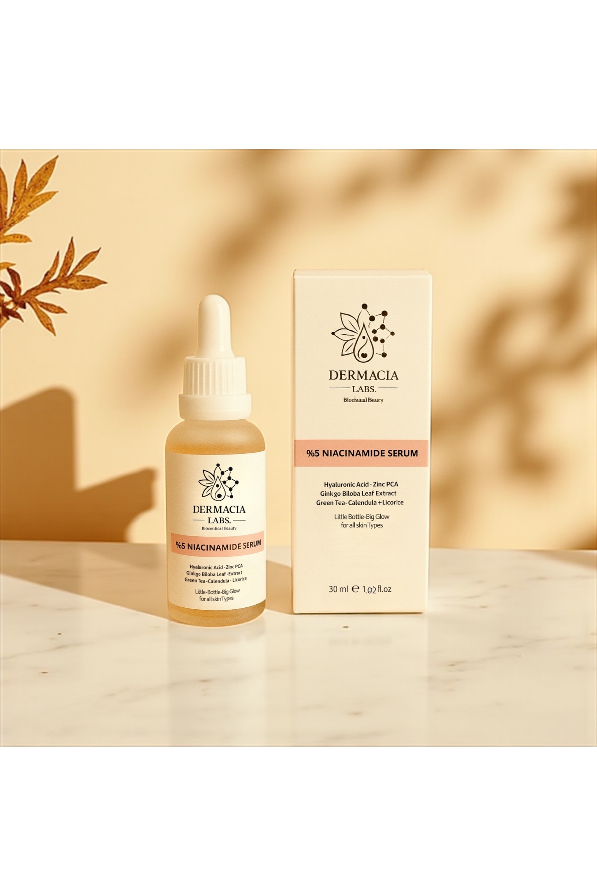 Leke ve Gözenek Karşıtı Cilt Bakım Seti, %5 Traneksamik+%10 Azelaik+%5 Niacinamide+Temizleme Köpüğü — DL-AKLESET4 — تصویر 5 از 7