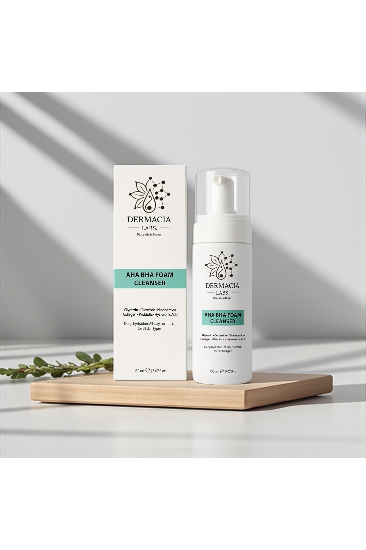 Leke ve Gözenek Karşıtı Cilt Bakım Seti, %5 Traneksamik+%10 Azelaik+%5 Niacinamide+Temizleme Köpüğü — DL-AKLESET4 — تصویر 7 از 7