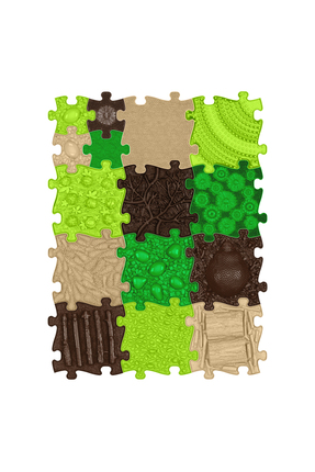 Muffik Touch of Nature Set · 80x105 cm Büyük Boy 15’li 3D Doğa Dokulu Ortoped...