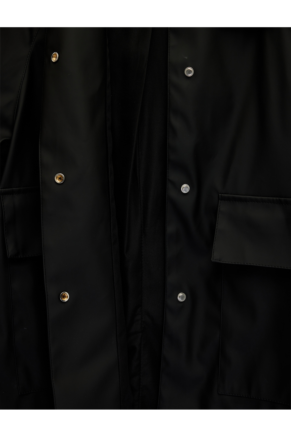 Koton  Rahat Kalıp Uzun Kollu Cepli Çıtçıt Düğme Detaylı Su İtici Kapşonlu Yağmurluk - Görsel 4