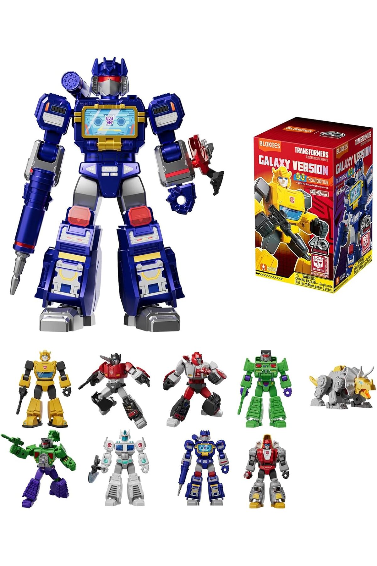 Cici Oyuncak Blokees Transformers Galaxy Version 03 The Autobot Run Figür Yapım Seti Sürpriz Paket fotoğrafı 5 (önizleme)